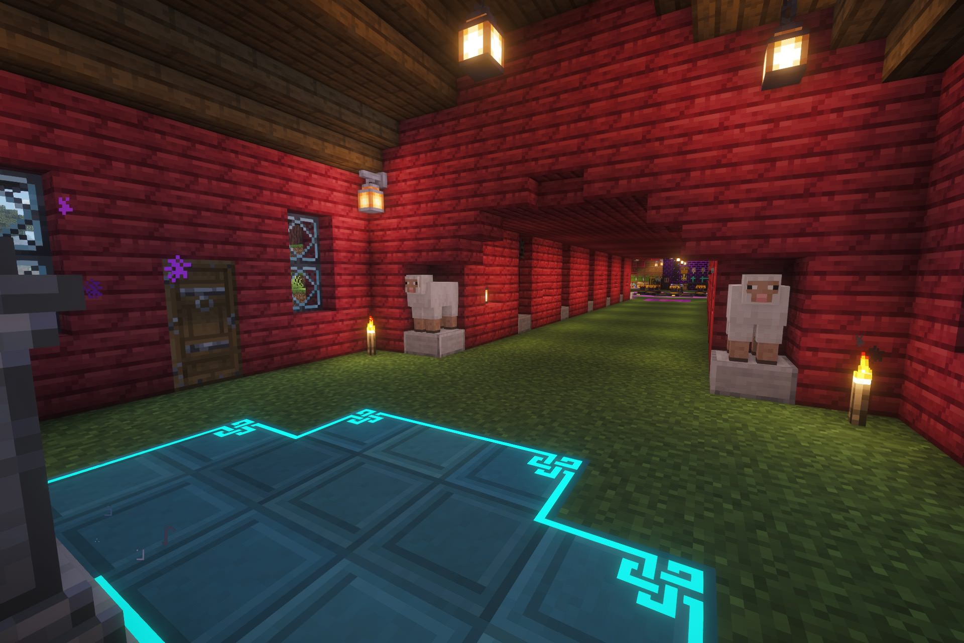 Annie - After going in, there's this long hallway